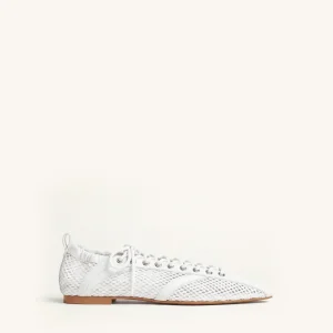 Ava Schnürschuhe aus Mesh - Weiß