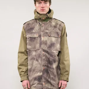 IMMORTAL Hooded Desert Parka in Camo & Khaki